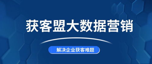 移動端精準大數據與獲客盟運營商大數據獲客 互聯網數據服務新趨勢